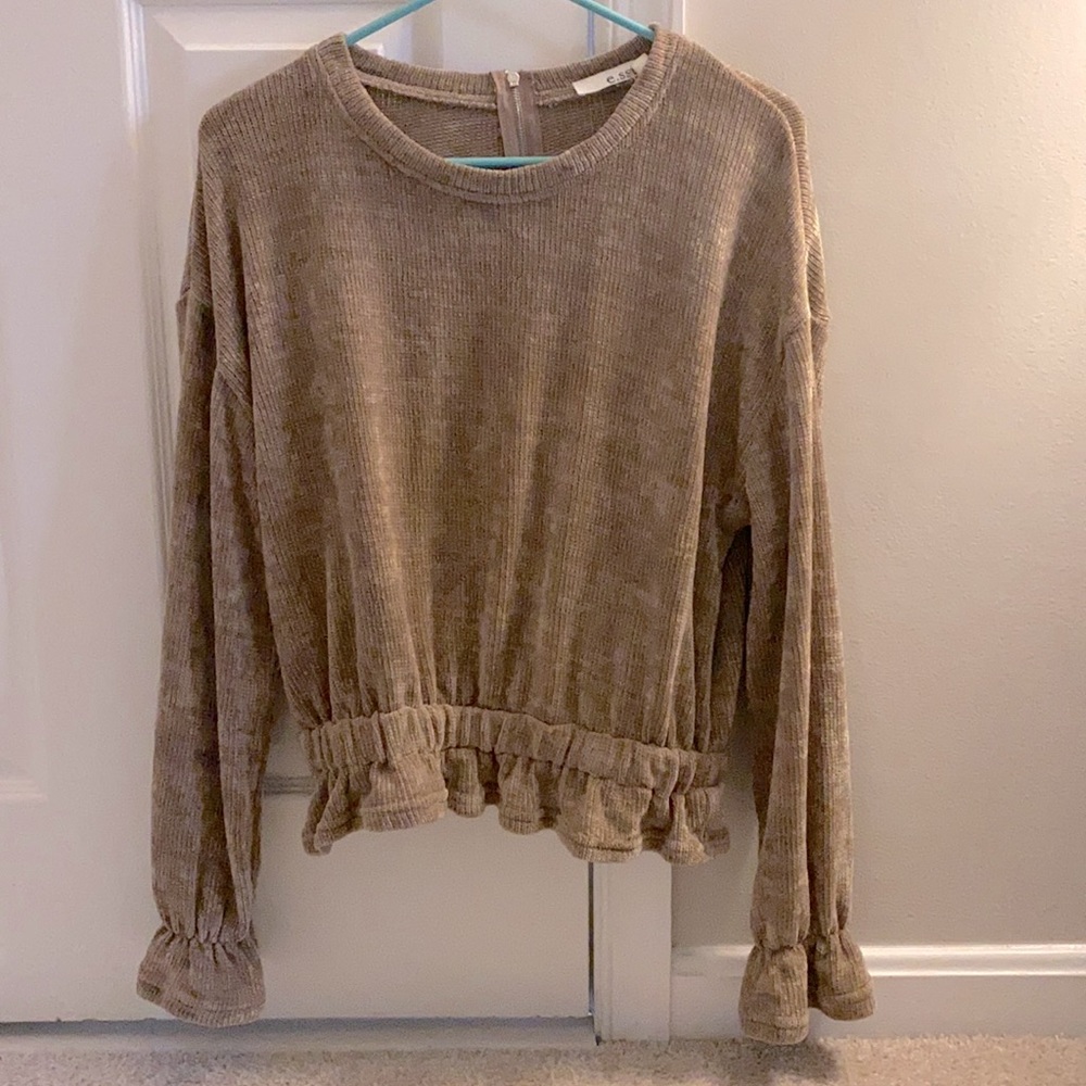 Brown e.ssue sweater